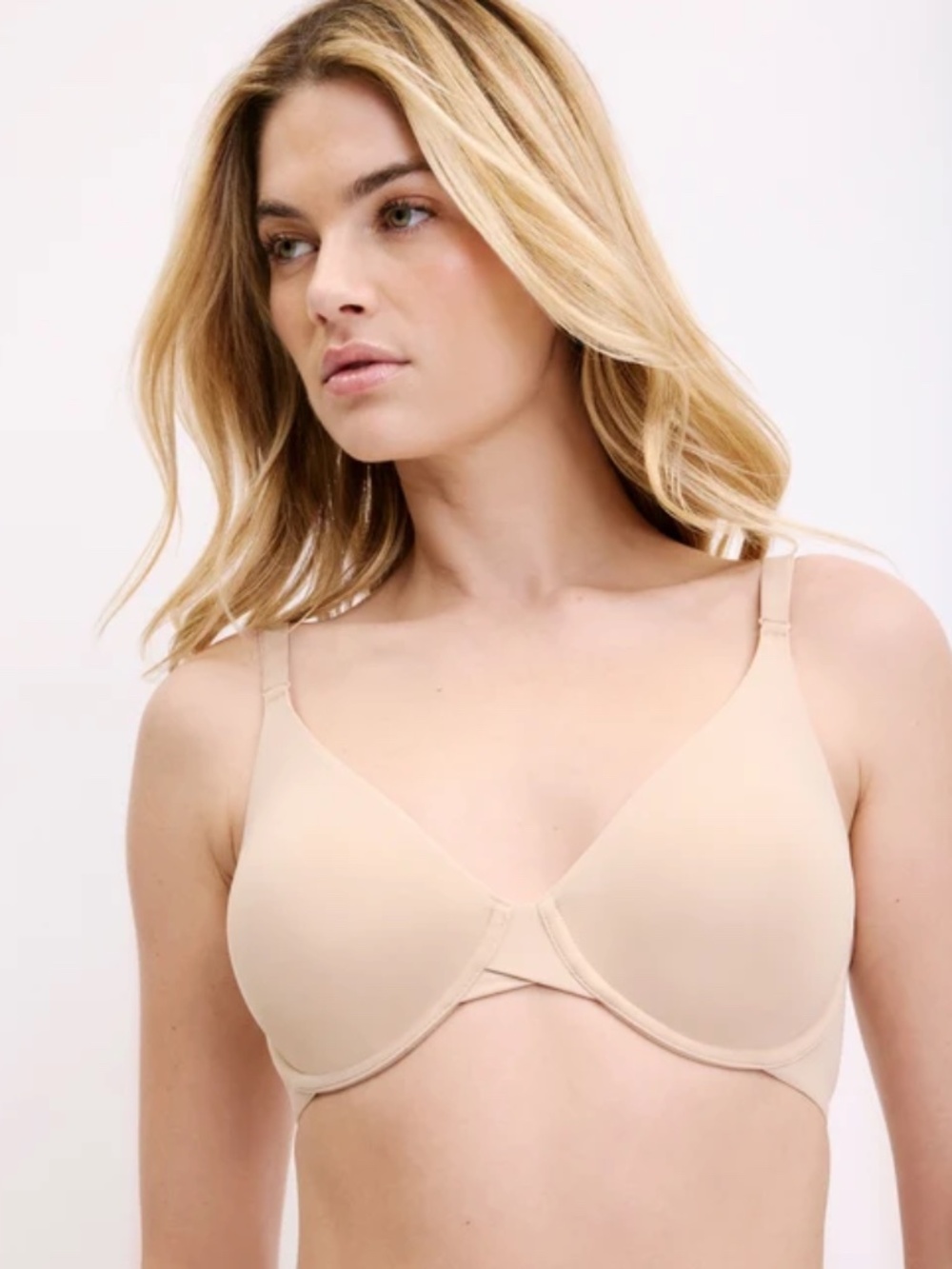 Harper Wilde Base Unlined Bra - Nude Size 34C
